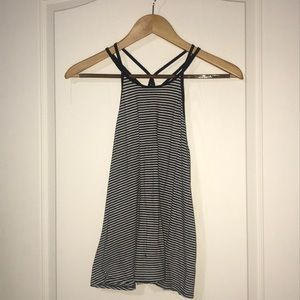 Hollister Striped Halter Tank Top